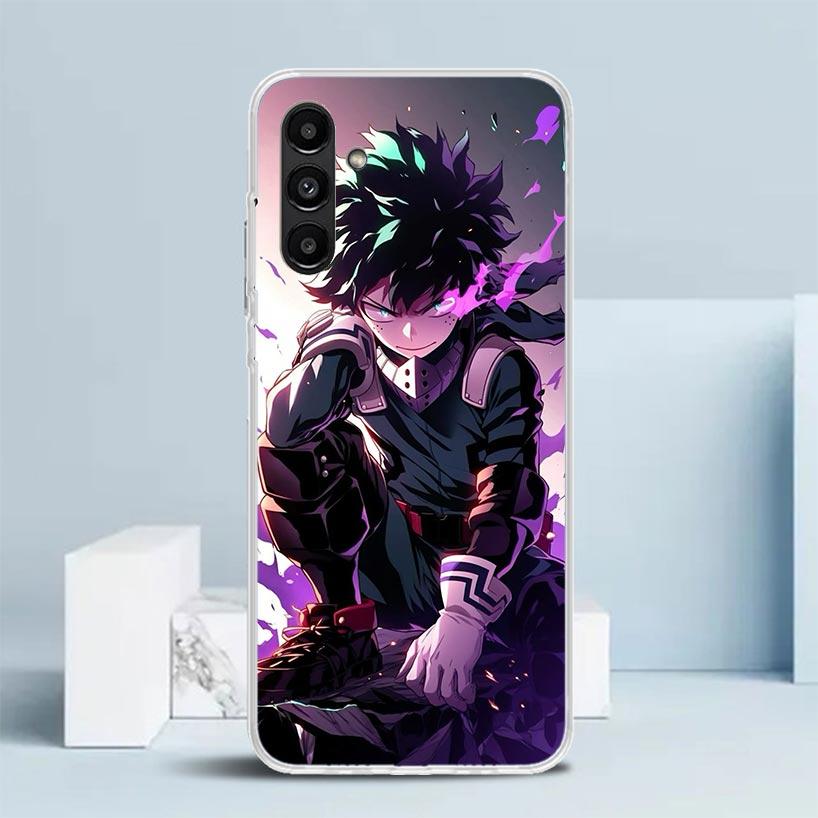 Midoriya Izuku Deku MHA My Hero Phone Case For Samsung Galaxy A17 A37 A57 A16 A15 A14 A13 A56 A55 A54 A53 A36 A35 A34 A33 A26 A2
