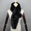 2026 New Arrival Winter Real Rabbit Fur Scarf Women Long Warm Genuine Rabbit Fur Scarves Female Knit Fluffy Pompoms Fur Scarves