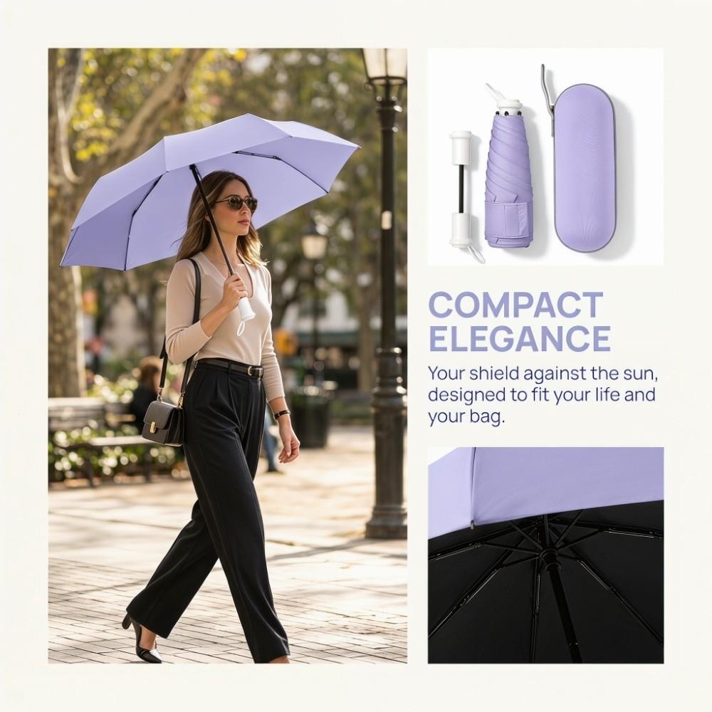 Ultraviolet Protection Pocket Rain Umbrella Ultralight Sun Umbrella Sun Shade Umbrella Summer