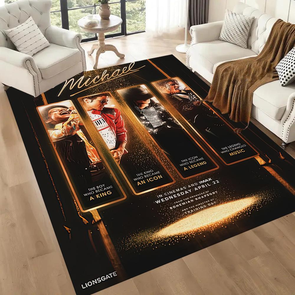 Michael Jackson 68 Area Rug Suitable for Decorate room Hallway Kitchen Entryway Antislip Carpet Anime Office Decor Wedding Party Gift