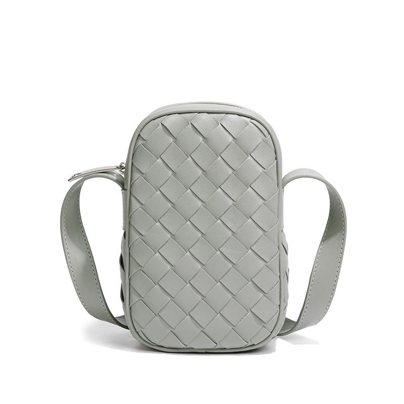 Sommer Vertikale Handytasche, Gewebte Ein-Schulter-Tasche, Mini-Tasche, Multifunktionale Umhängetasche