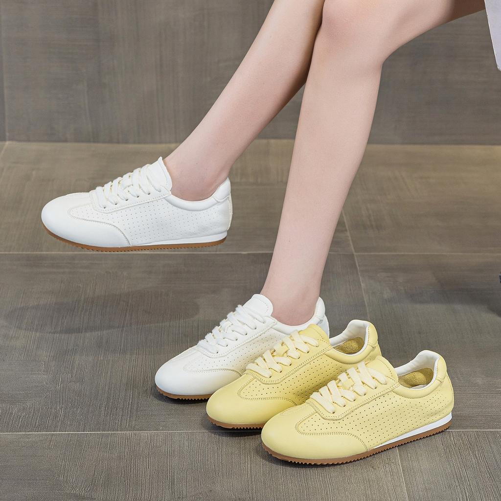 Europe station 2025 spring and summer new doll head canvas platform casual shoes versatile board shoes lace-up comfortable student shoes