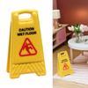 Realistic Model Safety Sign For Doll House Decoration Plastic Warning Sign for Restaurant Scene Display Setting Props