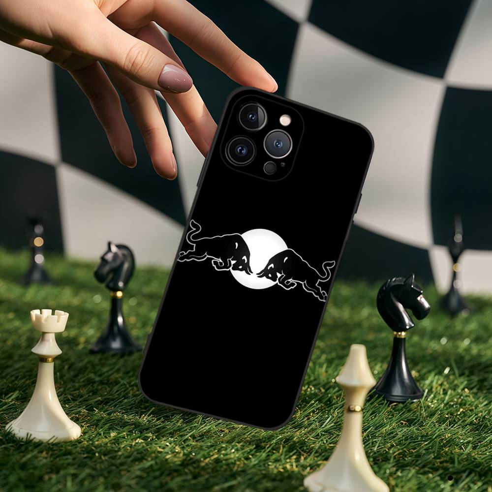 

Модний Червоний Логотип B-BullS Килимок для Миші Чохол для Телефону Для Iphone 17 16 15 14 13 12 11 Pro Max Plus Чорний Силікон Матовий ТПУ iPhone 12promax