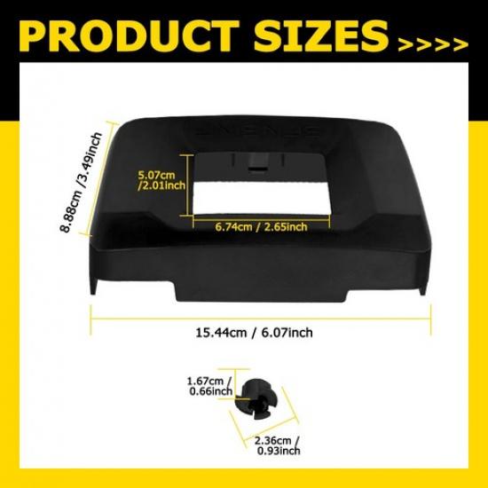 For Honda Accord 2018- Distance Sensor Milliwave Radar Cover Base+3 Clips EA
