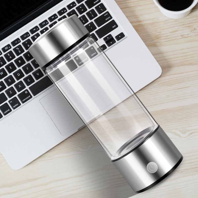 Health Rich Hydrogen Generator Water Bottle Outdoor Usb Charging Ionizer Cup