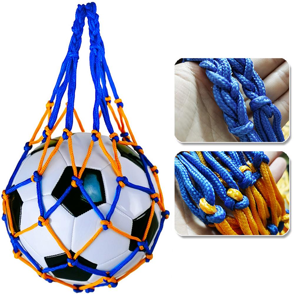 Basketball Carry Pouch Youth Football Self Trainer Kick Net Pocket Outdoor Activity Sport Nylon Mesh Reticule Storage Pouch Volleyball