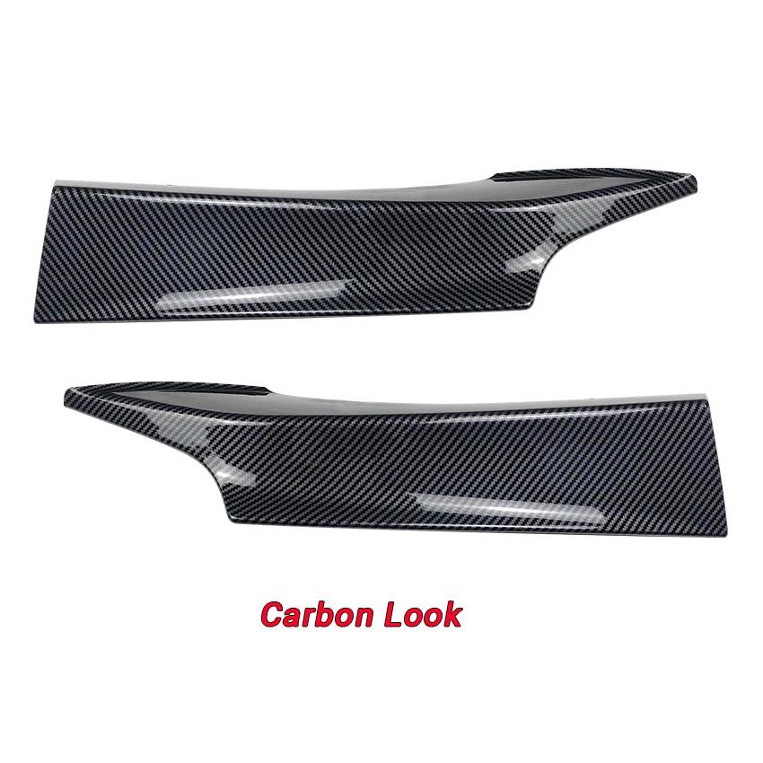 2Pcs Front Bumper Lip Splitter Body Kit For BMW 1 Series F20 F21 M135i Pre LCI M-Sport 2012-2015 Splitter Sport Exterior Tuning