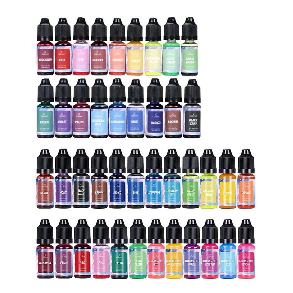 Candle Dye Soap Coloring Dye Candle Pigment Candle Color Dye 10ml for Epoxy Resin Palm Wax Soy Candle Soy Wax Gel Wax
