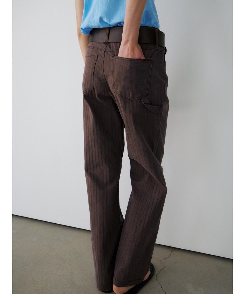 Ninnis [4Nd] Vintage Herringbone Pants (Brown)