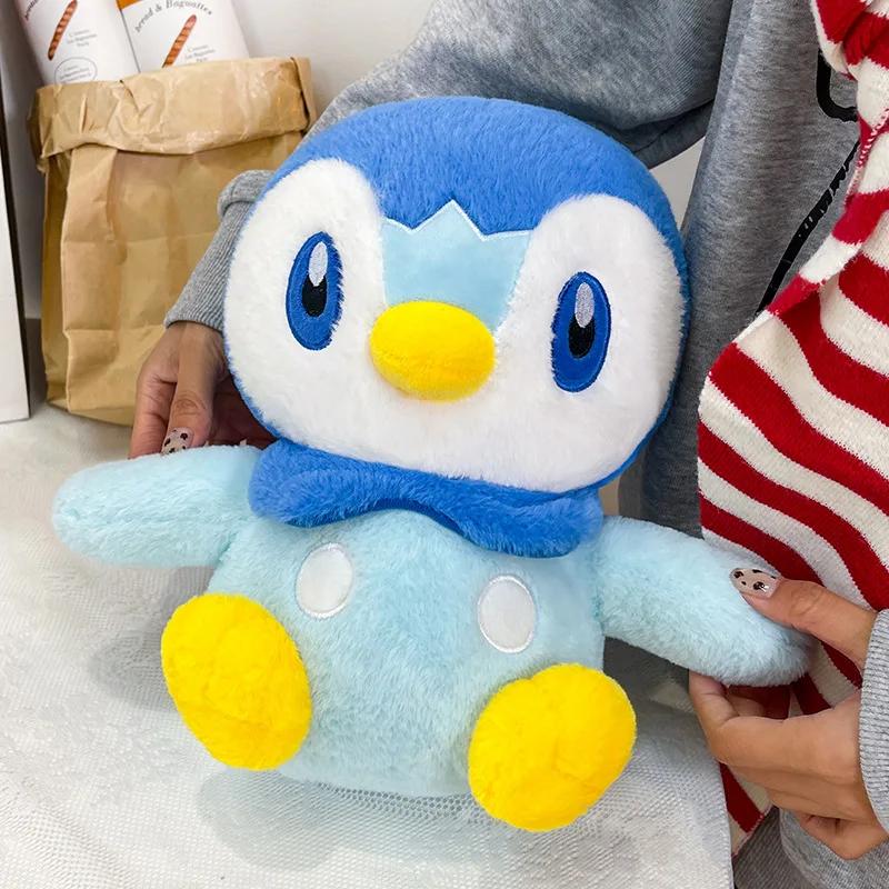 Giant Piplup Plush Toy Huggable Blue Penguin Stuffed Anime Doll Collectible Gift for Enthusiasts