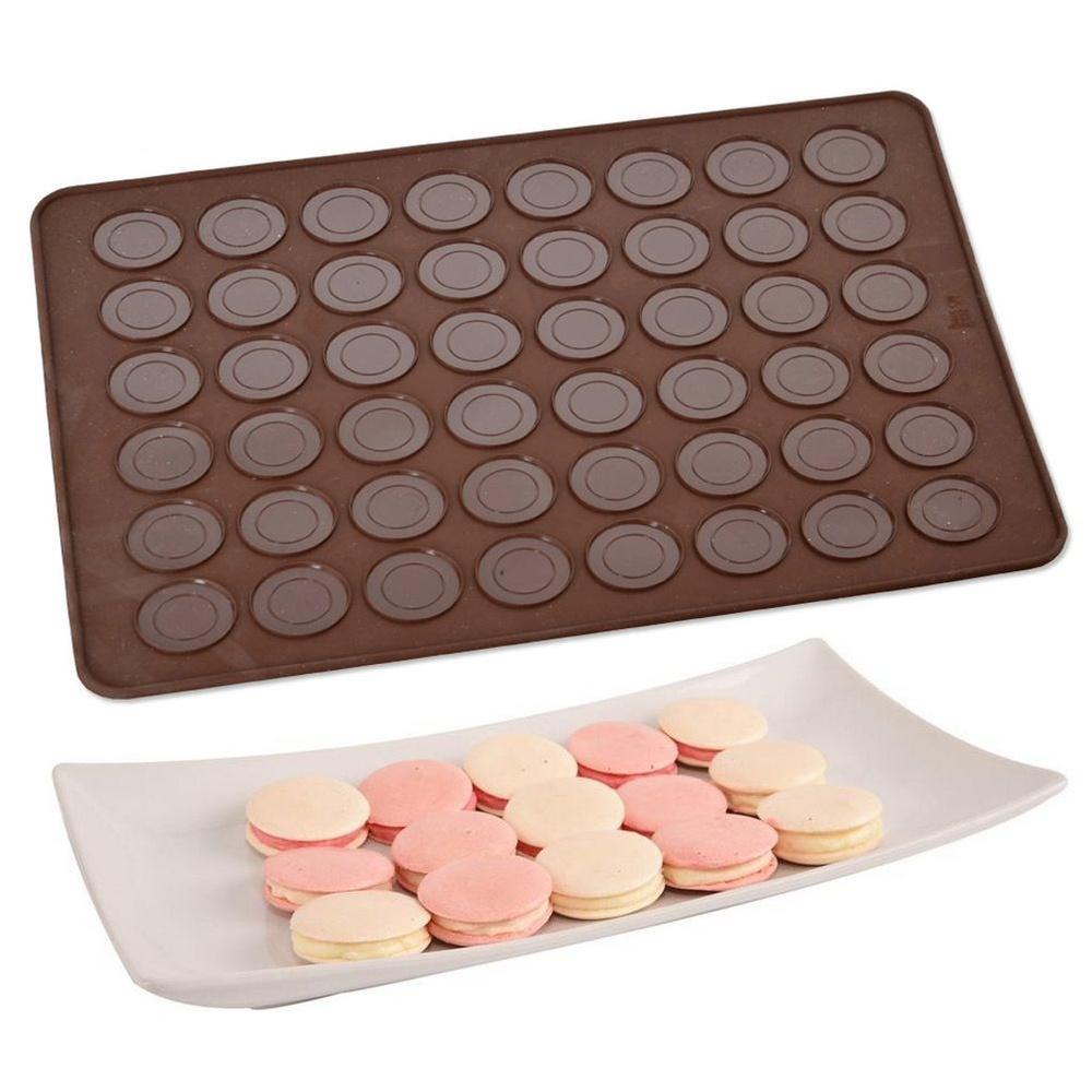 Silicone Mat Mold for Baking Macaroons, Cookies, and Biscuits
