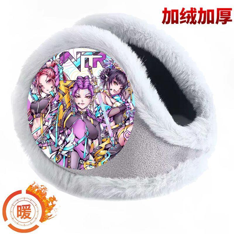Kpop Witch Hunt Anti-freezing Ear Muffs, Children's Cycling Ear Bags, Thickened Ear Protection, Winter Fleece Anti-freezing Ear Muffs
