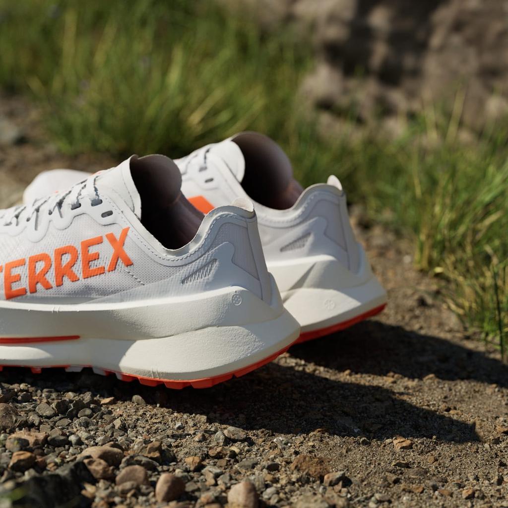 adidas Terre Agravic Speed Ultra Trail Running IH3767 Women's Terrex Sports Shoes Cloud White / Impact Orange / Dash Grey