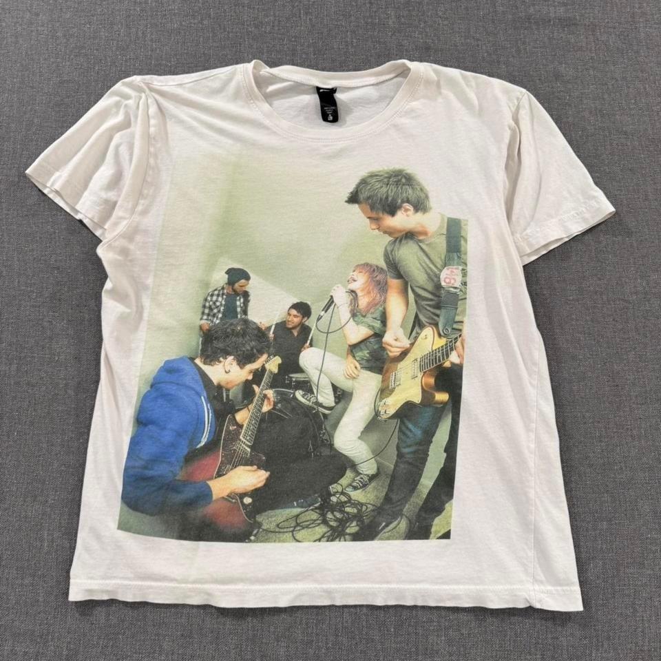Paramore Emo Punk Band White Mens Medium Unisex T-Shirt XXXL