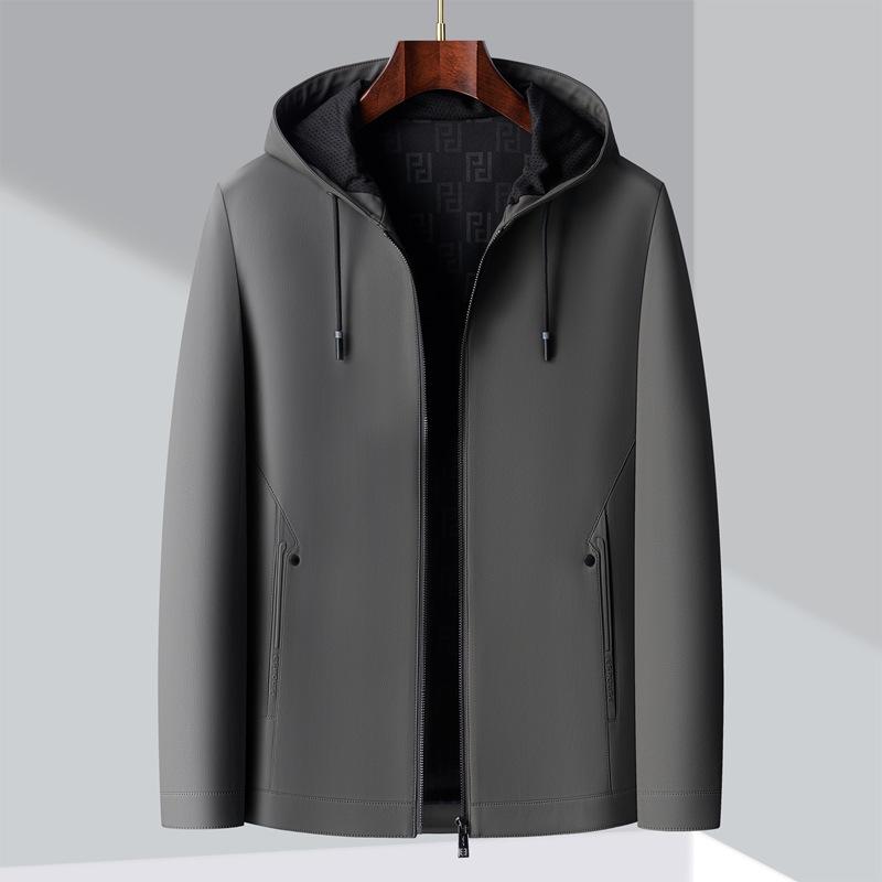 

Весенне-осенняя кожаная куртка мужская новая модная свободная кожаная куртка с капюшоном модная деловая повседневная куртка мужская 5XL