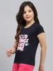 MONTE CARLO Girls Regular Fit Printed Top Set