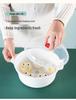 Plastic Soup Bowl with Lid - Microwaveable, Food-Grade, Fresh-Keeping Lunch Container