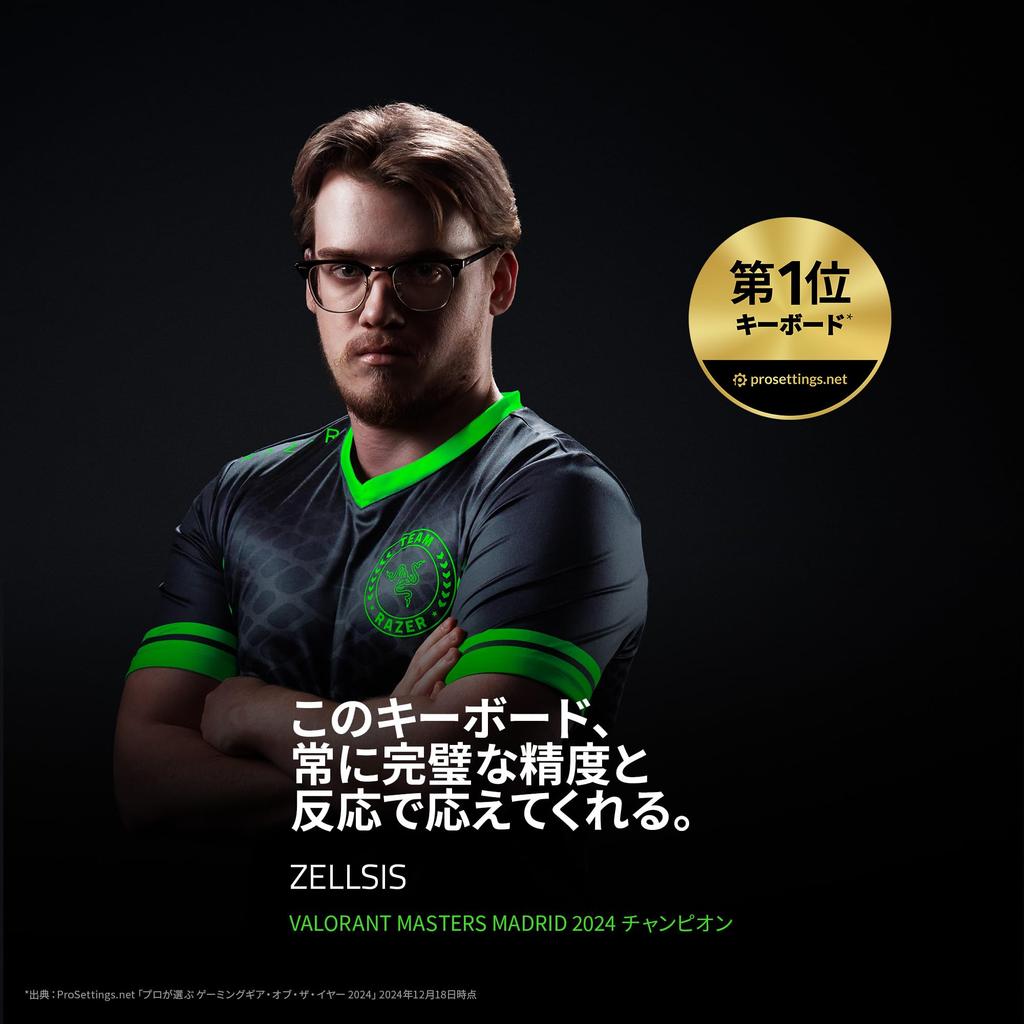 Razer Huntsman V3 Pro Mini JP with Rapid Analog Gaming Keyboard with Rapid Triggers and Adjustable Analog Optical Adjustable 40G Engagement Japanese