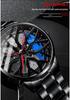 SVJ High-End Men's Quartz Watch: Three-Dimensional Hollow C63 Design with Genuine Wheel Hub.