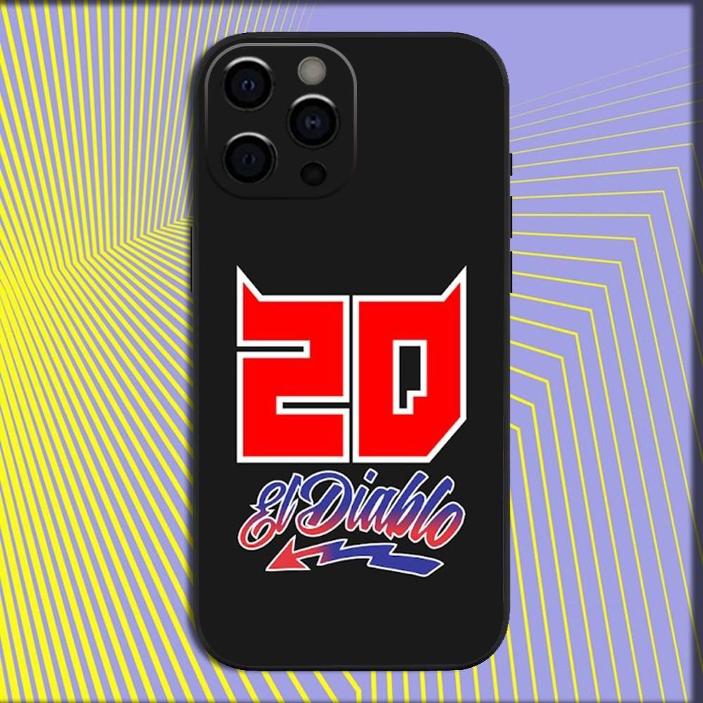

Moto NO 20 F-Fabio Q-Quartararo Phone Case For iPhone 16,15,14,13,12,11,Pro,X,XS,Max,XR,Plus,Mini Soft Black Cover iPhone12PRO