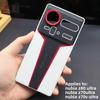 Custodia per ZTE Nubia Z80 Ultra Custodia Protettiva Posteriore Rigida di Lusso in PU Resistente agli Urti per Nubia Z80 Z70 Z70S Ultra