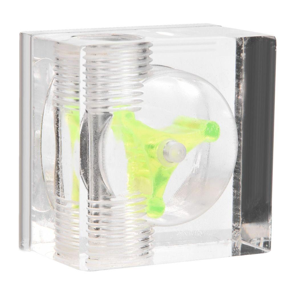 G1/4 Thread Flow Meter Indicator Green Water Flow Meter PC Water Cooling System  PC Water Cooling