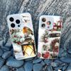 Christmas Snow Tree Phone Case For iPhone 16 Pro Max 15 14 13 12 11 Pro Max 13 Mini 15 14 Plus Shockproof Laser Back Cover Funda