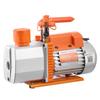 AC Vacuum Pump and Gauge Set, 7 CFM 198 L/min, Two Stage Rotary Vane HVAC Vacuum Pump, A/C Manifold Gauge Kit, for R134a R22 R410a, with Leak Detector