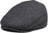 Șapcă plată din tweed cu model herringbone pentru copii, Șapcă tip newsboy, Beretă, Șapcă plată unisex pentru copii mici, Stil Ivy Gatsby, Șapcă plată din lână, 2-5 ani