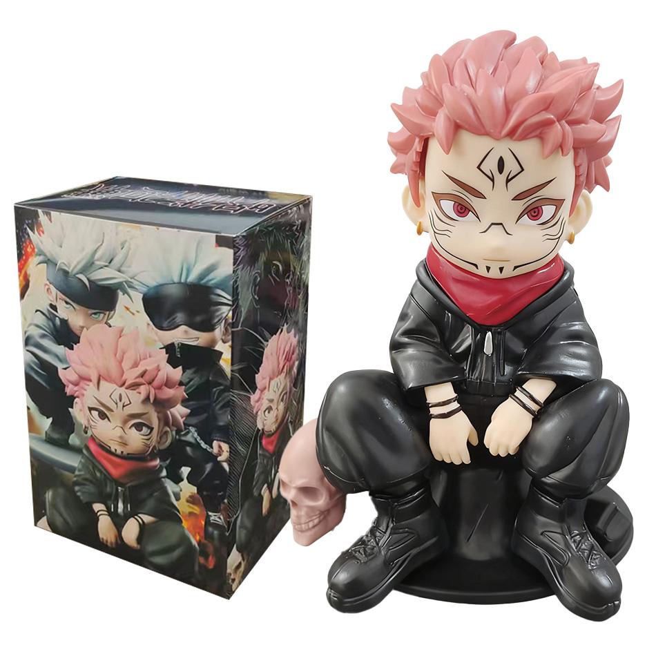 14cm Jujutsu Kaisen Anime Figure Style Satoru Gojo Action Lord Curse Sukuna Figurine Collection Model Doll Toys 3 of the Poseable Articulated Scale