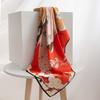 Mulberry Silk Silk Scarf for Mother In Law and Elder Gift Thin Sunshade Women's Square Scarf Elegant and Versatile
