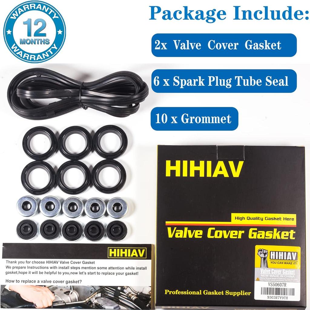 VS50607R for Honda Pilot 3.5 Valve Cover Gasket Odyssey Ridgeline Accord Saturn Vue Acura MDX RLTL 3.5 Valve Cover Gasket 3.0 3.2 3.7L 2003 2004 2005