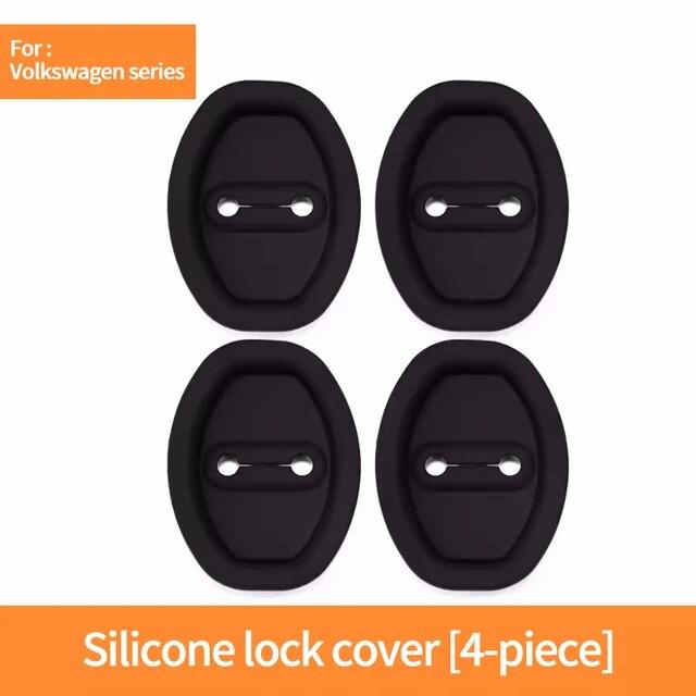 Car Door Lock Buckle Protection Cover For For Volkswagen VW Magotan Passat Golf Tiguan Sagitar Lamando MK7 MK8 Cc ID4 ID3 Bora