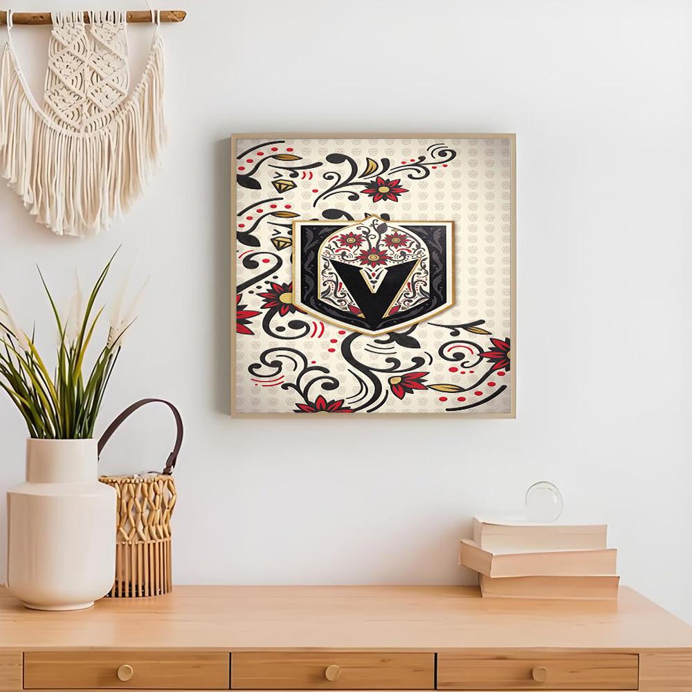 Vegas Golden Knights 5D Round Diamond Painting Kit Diamond Embroidery Painting Rhinestones Mosaic Frameless Handwork Decoration Arts