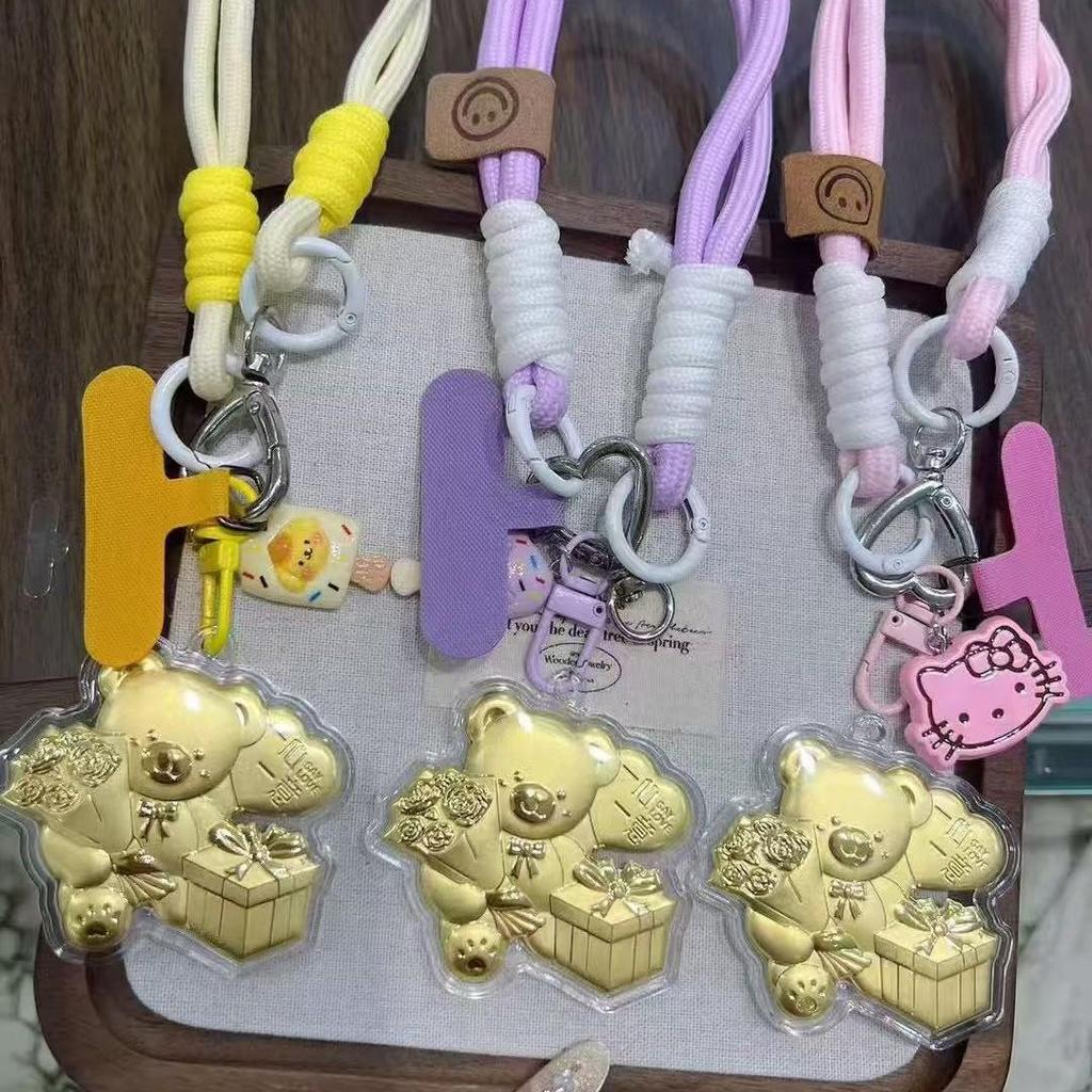 20mg 999 Fine Gold Key Backpack Pendant Charm - Perfect Gift for Girlfriend