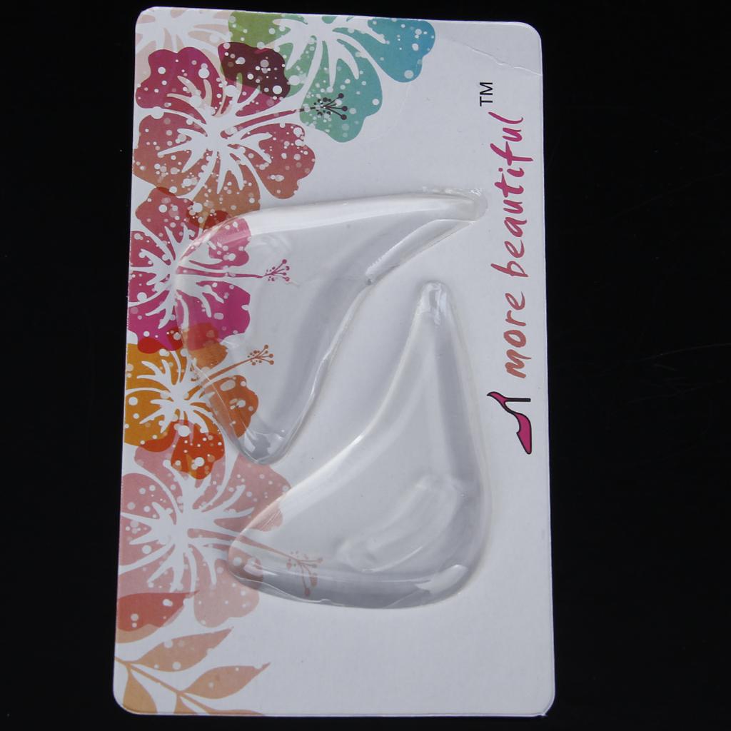 1 Pair Silicone Toe Insoles Pads Washable Shoe Insert Cushion for Girls Women High Heels
