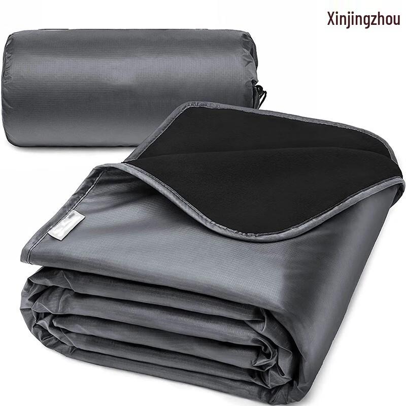 XinJingZhou Fleece Waterproof Camping & Picnic Blanket
