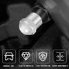 Chrome Tire Valve Stem Caps 30Pack, Non-Corrosive Plastic with Leak-Proof Air Rubber Seals, Dustproof and Waterproof, Universal Valve Stem Covers for