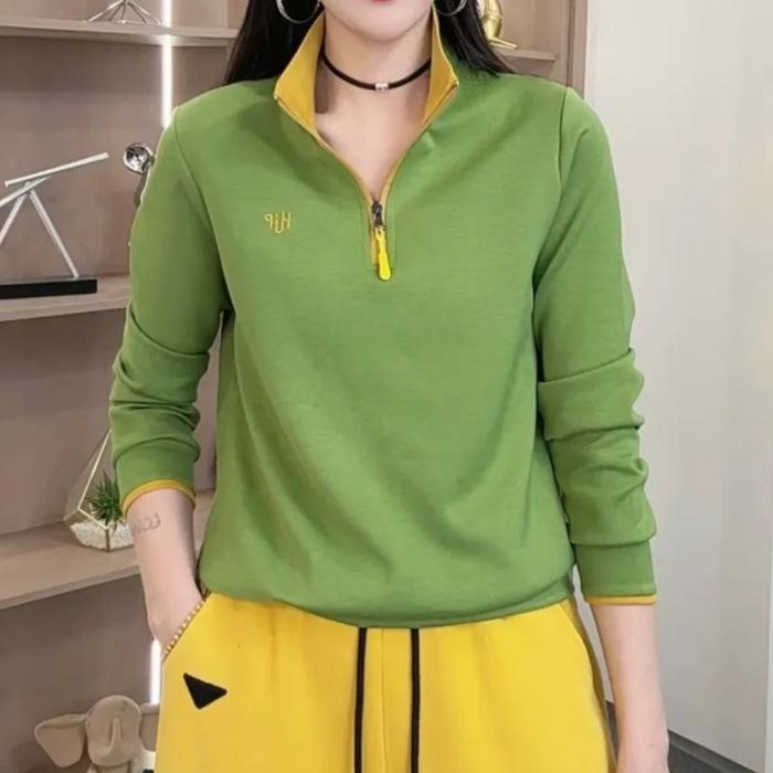 

Новая весенняя модная базовая рубашка для женщин, тонкая и универсальная футболка с длинными рукавами, толстовка, нижнее белье, топ M