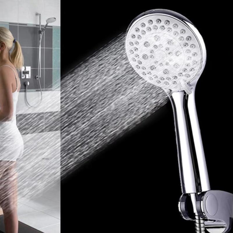 Bathroom Product Shower Heads Spray Mode Spray Settings Stainless Steel Handheld Multifunctional Pulse Mode High Quality