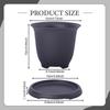 Bonsai Pot Flower Planter Training Bowl with Drainage System And Moisture Storage Made of PP for