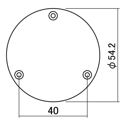 Scud Backplate LP Type Switch Cavity Black LP-101BK