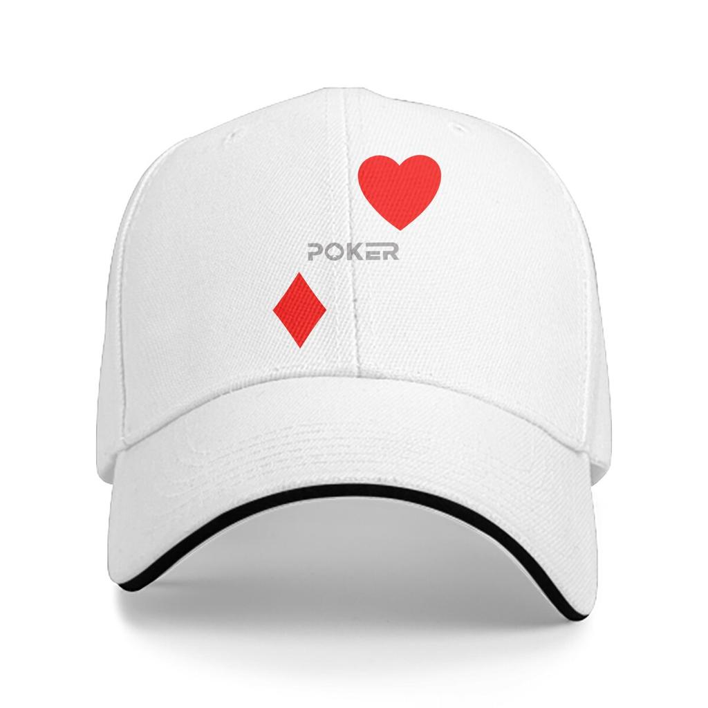 Pure Color Dad Hats Poker Suite Classic Unisexs Hat Sun Visor Baseball Caps Poker Peaked Cap