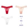 TERMEZY 3Pcs/Lot Women Lingerie G String Lace Underwear Femal Sexy T-back Thong Sheer Panties Japan Style Transparent Knickers