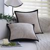 Light Luxury French Style Pillow Sofa Living Room Oatmeal Color Cushion High-end Bedroom Bay Window Pillow Cover Removable and Washable