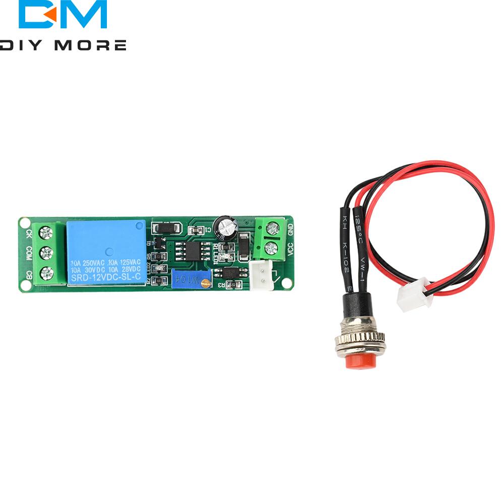 DC 12V Adjustable Timer Delay Turn OFF Module Relay Time Switch 1~10sec Delay Off Switch Module