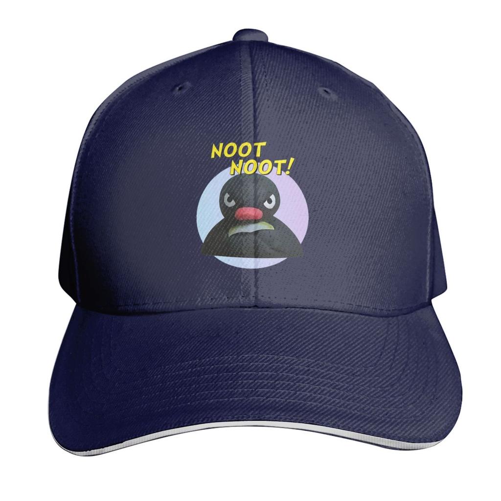 Pingu Noot Noot Logo Angery Pingu Cap Fashion Casual Baseball Caps Adjustable Hat Hip Hop Summer Unisex Baseball Hats