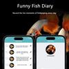 1.6L Betta Fish Tank Desktop Mini Aquarium Light Intelligent Temperature Control Ecological Self-circulating for Desktop Decor