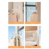 Travel Foldable Laundry Hanger With Strong Suction Pads Storage Durable ABS Construction Ideal For Hotels Camping Hanging Towels Bags Clothes